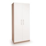 Hyde Double Wardrobe White/Natural