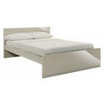 Puro High Gloss Bed Frame Beige