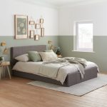 Berlin Upholstered Ottoman Bed Grey