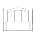 Ashley Nickel Metal Headboard Silver