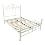 Mas Metal Bed Frame White