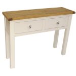 Kansas 2 Drawer Console Table White