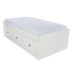 Corona Whitewash Cabin Bed White