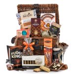 Deluxe Chocolicious Hamper Brown