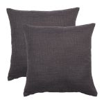 Pack of 2 Laila Cushion Covers Grey