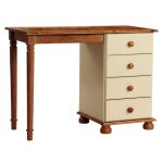 Odense Cream and Pine Single Dressing Table Cream