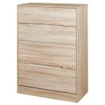 Monaco Wood Effect 4 Drawer Chest Natural