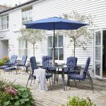Venice 11 Piece Dining Set Navy