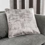 Ruben Silver Velvet Cushion Silver