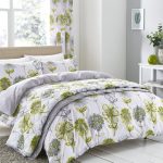 Catherine Lansfield Banbury Floral Green Duvet Cover and Pillowcase Set Green