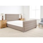 Lyne Upholstered Bed Frame Mink