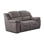 Madison Vintage 2 Seater Fabric Sofa – Silver Silver