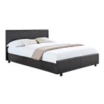 Vogue Leather Bed Frame Brown