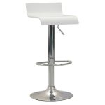 Stratos Bar Stool – White White