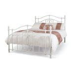 Nice Metal Kingsize White Bed Frame White