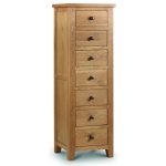 Julian Bowen Marlborough 7 Drawer Chest Natural