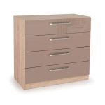 Oval High Gloss Chest Natural