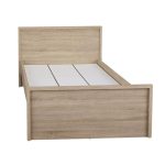 Lexington Oak Finish Bed Frame Brown