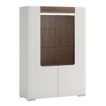 Toronto Low Glazed Display Cabinet White