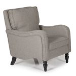 Dundee Fabric Armchair Brown
