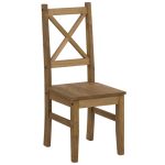 Salvador Pair of Dining Chairs Brown
