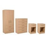 Lavant Natural 4 Piece Bedroom Set Natural