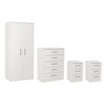 Lavant 4 Piece Bedroom Set White