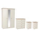 Findon Cream Bedroom Set Cream