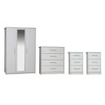 Avola Natural 4 Piece Bedroom Set Natural