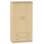Avon Light Oak Wardrobe Brown