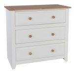 Quitman Capri 3 Drawer Chest White