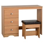 Regent 3 Drawer Dressing Table Set Natural