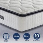 Sleepsoul Bliss 800 Pocket Foam Pillow Top White