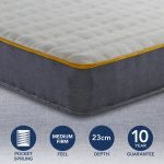 Sleepsoul Comfort 800 Pocket Single Mattress White