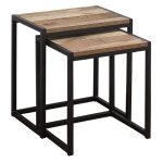 Urban Rustic Nest of Tables – Natural Natural
