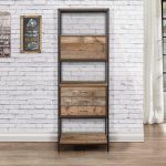 Urban Rustic 3 Drawer Shelving Unit Natural