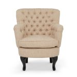 Irvine Chesterfield Armchair Mink