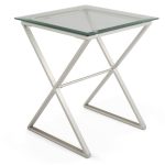 Kiana Lamp Table – Silver Silver