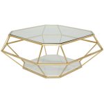 Iris Coffee Table – Gold Gold