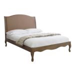 Genevieve Fabric Bed Frame Brown