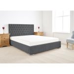 Farnley Upholstered Bed Frame Grey