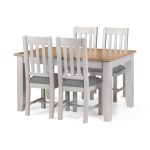Richmond 4 Seater Dining Set Grey