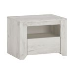 Angel White Bedside Cabinet White
