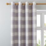 Fyfe Mauve Eyelet Curtains Mauve