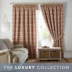 Chatsworth Red Pencil Pleat Curtains Red