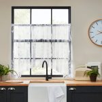 Secret Garden Slot Top Jardiniere Net Curtain White