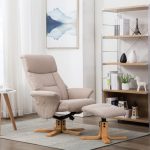 Whitham Swivel Recliner Chair – Natural Natural
