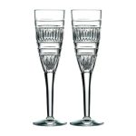 Royal Doulton Radial Flute Glasses Clear