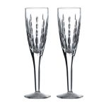 Royal Doulton Neptune Flute Glasses Clear