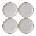 Set of 4 Gordon Ramsay by Royal Doulton Maze Grill Plates White